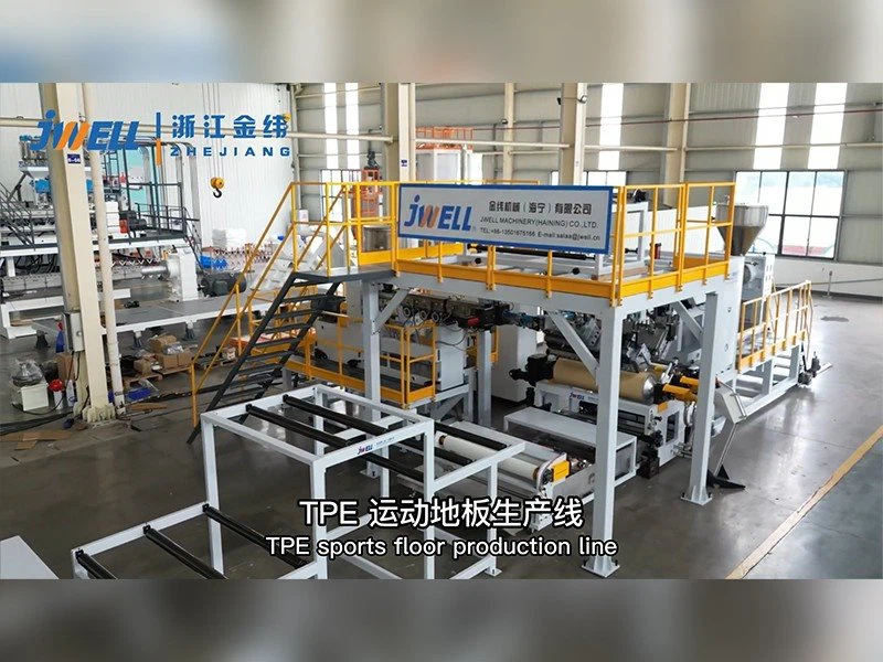 TPE Sports Floor Extrusion Line manufacturers