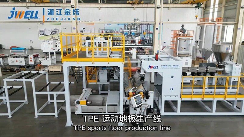 TPE Sports Floor Extrusion Line suppliers