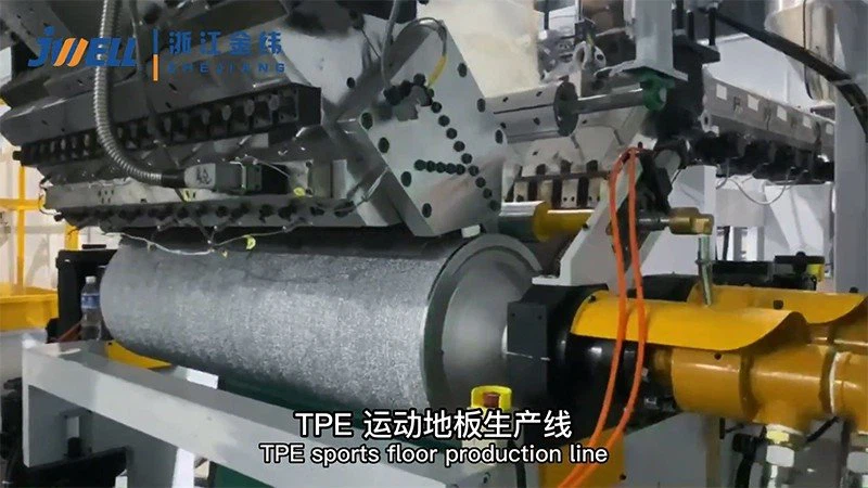 TPE Sports Floor Extrusion Line best