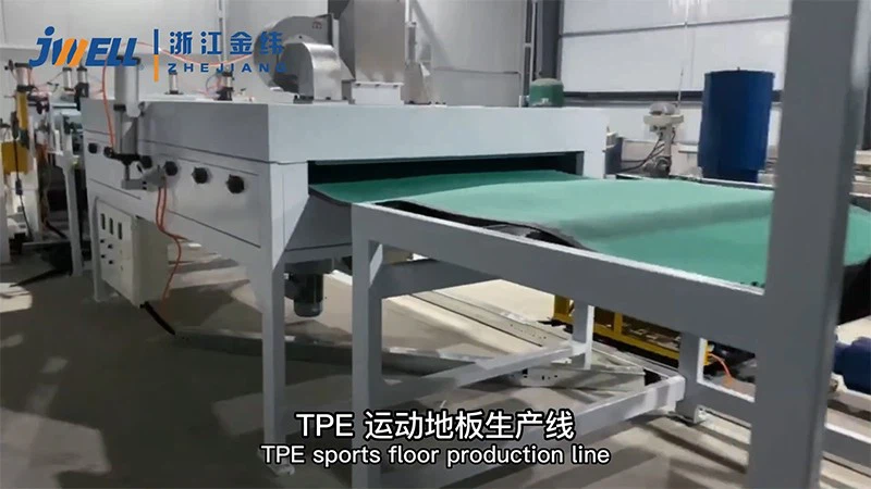 TPE Sports Floor Extrusion Line high quality